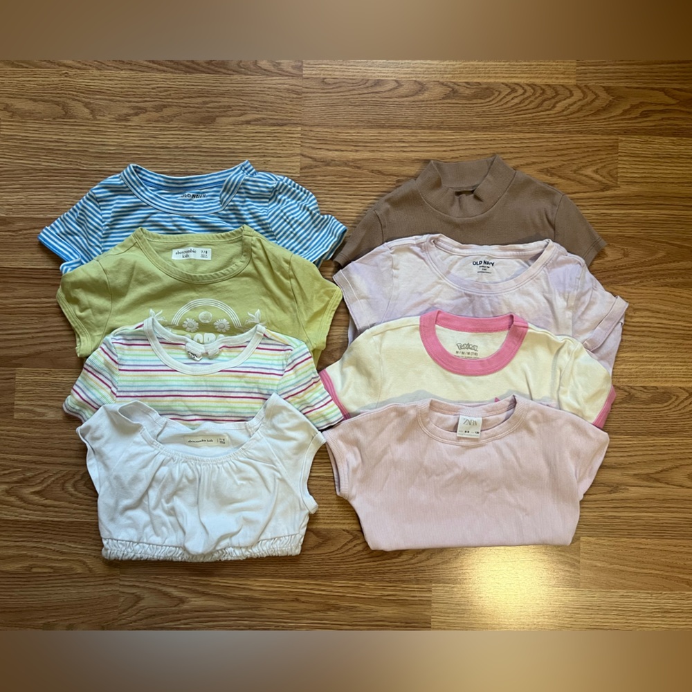 Girls Size 8 Shirt Lot
